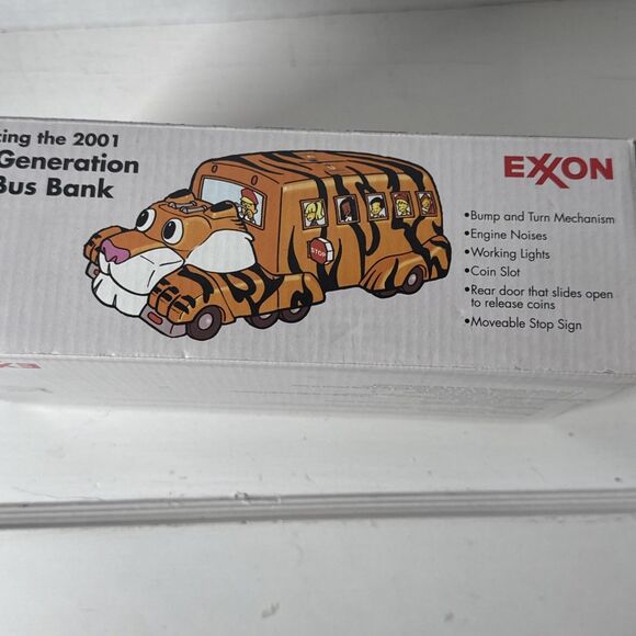 EXXON 2001 Next Generation Tiger Bus Bank Opened Box For Pics READ Description - Picture 8 of 8